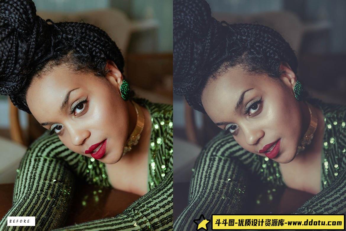 15款电影风格人像调色LR预设，轻松打造艺术效果 - 斗斗图