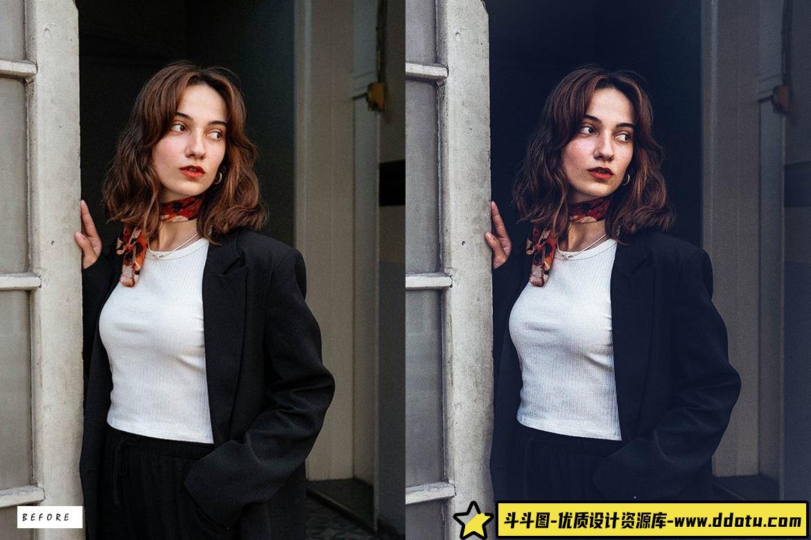 15款电影风格人像调色LR预设，轻松打造艺术效果 - 斗斗图