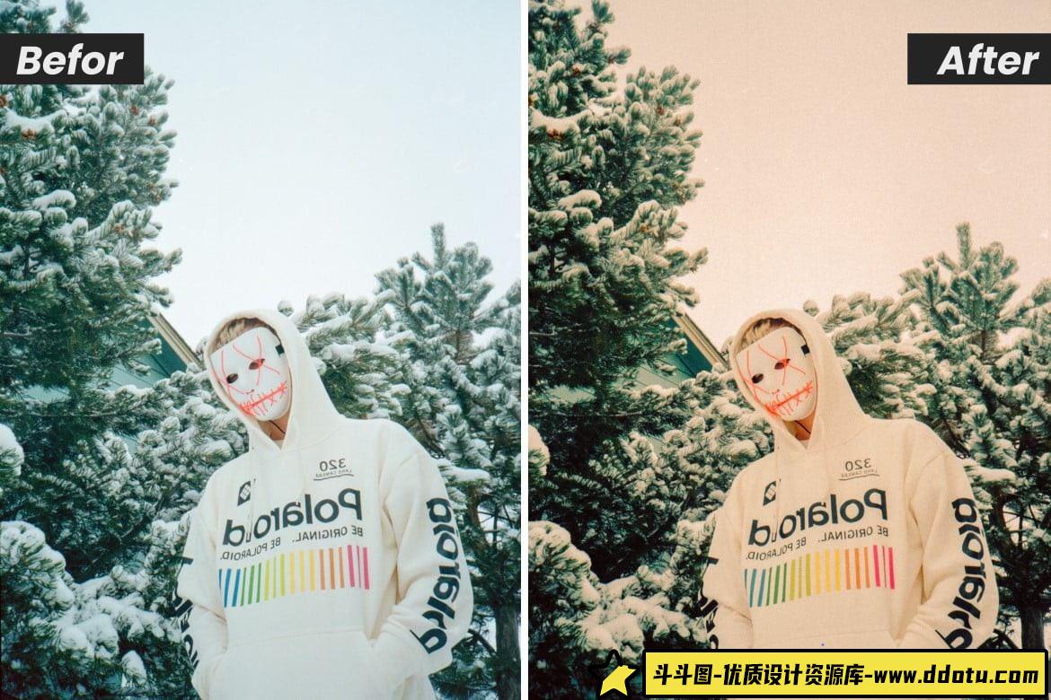 富士胶片色彩：完美胶片LR预设合集 - 斗斗图