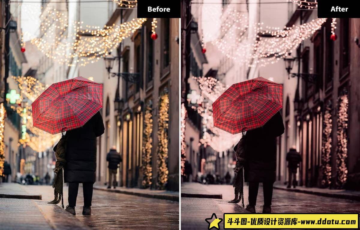 电影色彩魅力：Candlelit Charm LR与PS预设 - 斗斗图