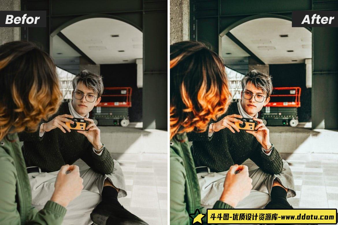 复古电影风格：胶片LR预设色彩重塑 - 斗斗图