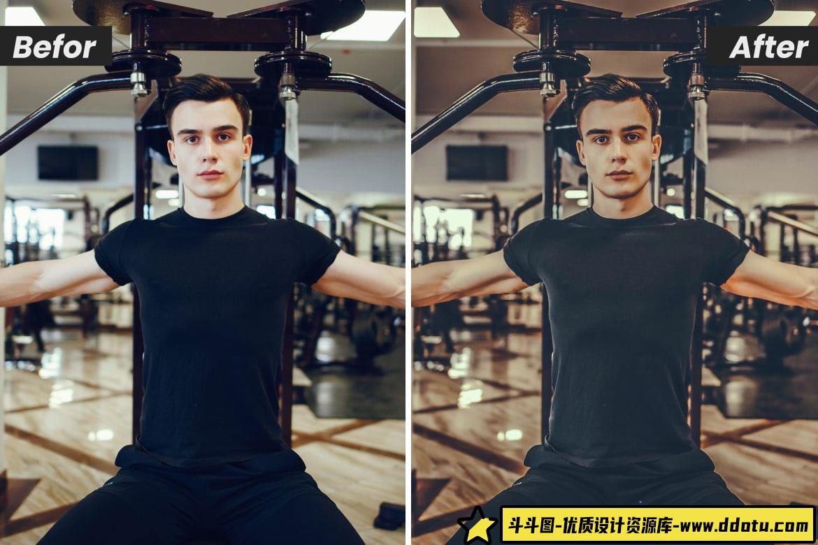 超10000款健身人像LR预设，助力影响力提升 - 斗斗图