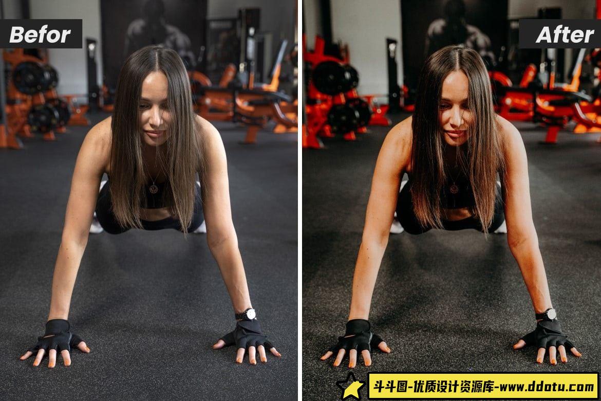 超10000款健身人像LR预设，助力影响力提升 - 斗斗图