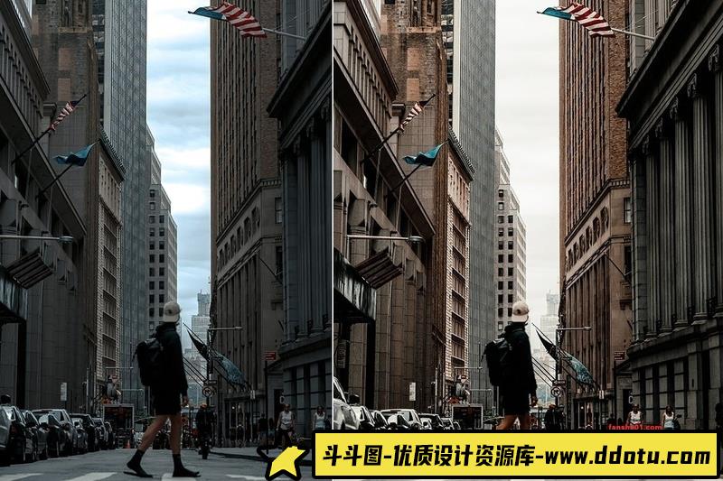 人像LR预设时尚运动胶片人像调色预设lr预设ps滤镜pr调色lightroom人像lut插件-斗斗图
