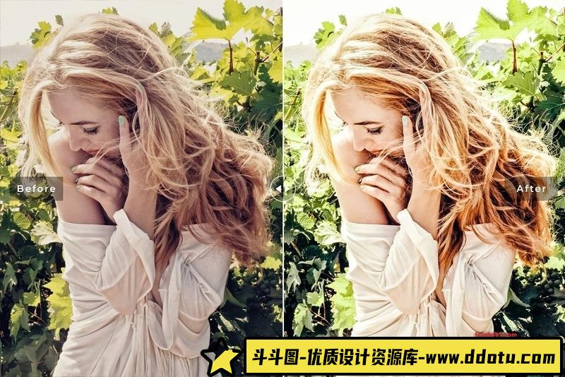 人像LR预设户外自然光人像调色预设lr预设ps滤镜pr调色lightroom人像lut插件