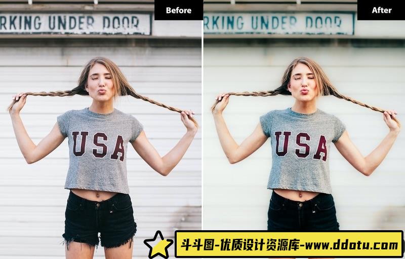 人像LR预设散景虚化胶片人像后期预设lr预设ps滤镜pr调色lightroom人像lut插件