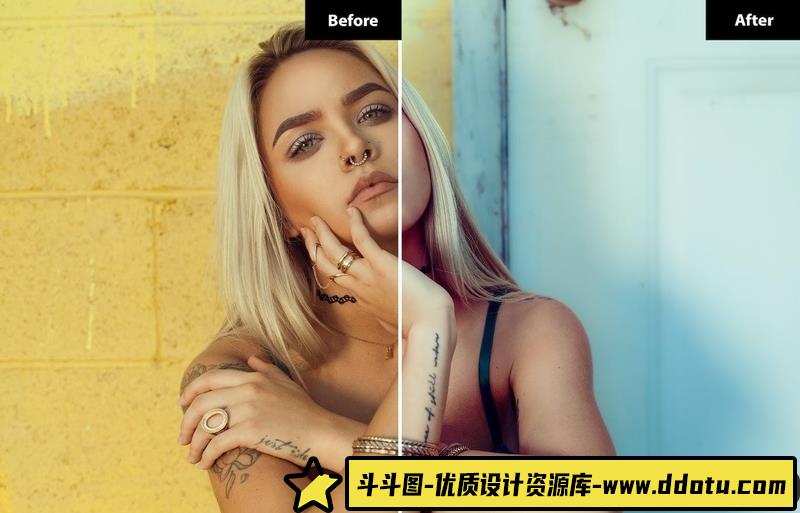 人像LR预设散景虚化胶片人像后期预设lr预设ps滤镜pr调色lightroom人像lut插件