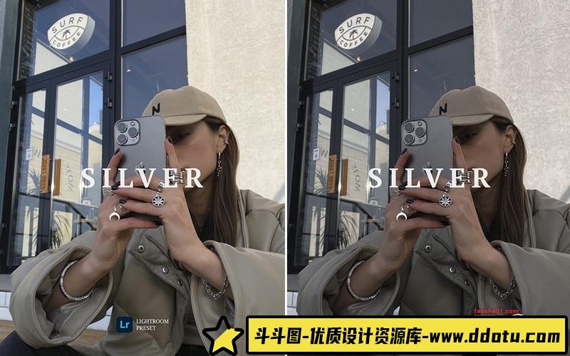 人像LR预设2022冬季灰色调预设套装2022lr预设ps滤镜pr调色lightroom人像lut插件