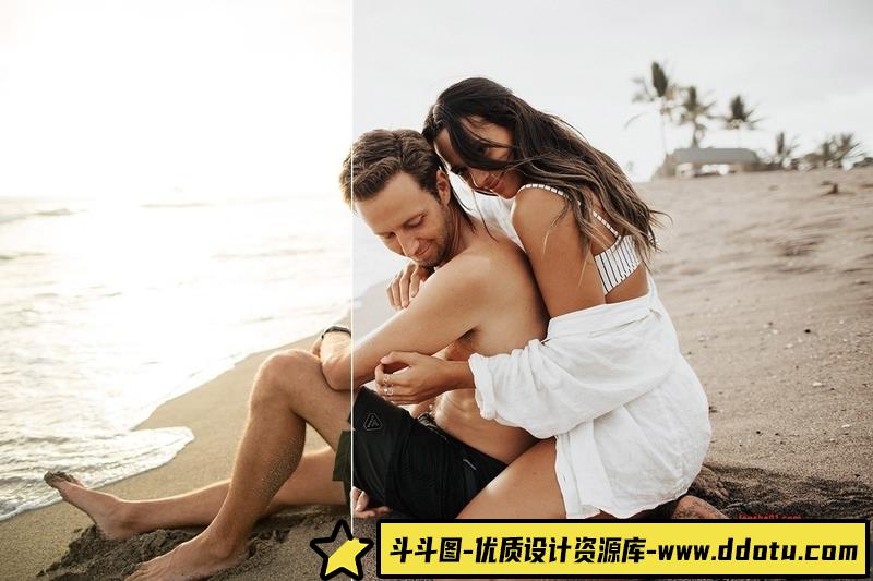 人像LR预设温暖胶片人像预设包lr预设ps滤镜pr调色lightroom人像lut插件