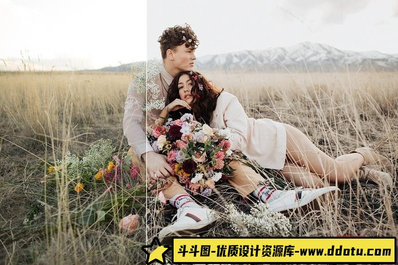 人像LR预设温暖胶片人像预设包lr预设ps滤镜pr调色lightroom人像lut插件