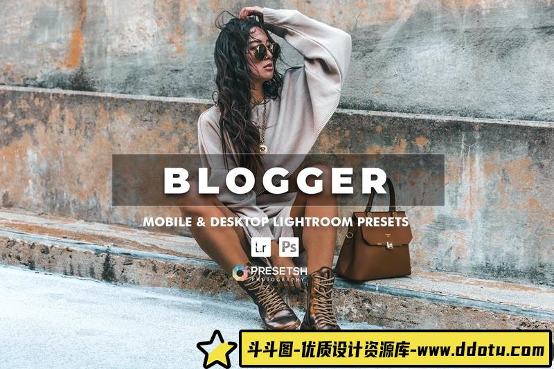 人像LR预设博客人像后期调色预设lr预设ps滤镜pr调色lightroom人像lut插件-斗斗图