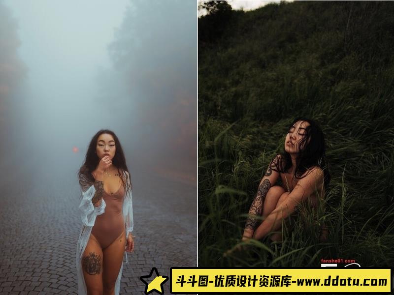 人像LR预设网红摄影师情绪人像预设合集1.0+2.0lr预设ps滤镜pr调色lightroom人像lut插件