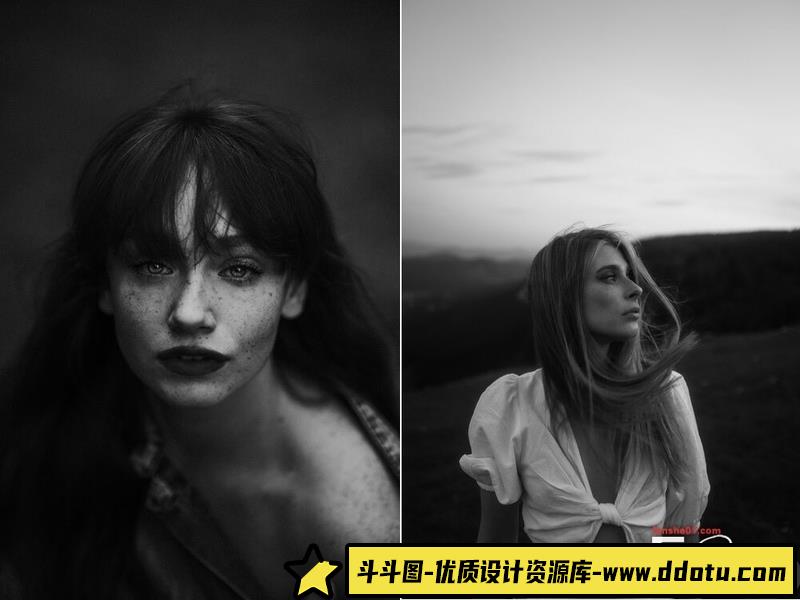 人像LR预设网红摄影师情绪人像预设合集1.0+2.0lr预设ps滤镜pr调色lightroom人像lut插件