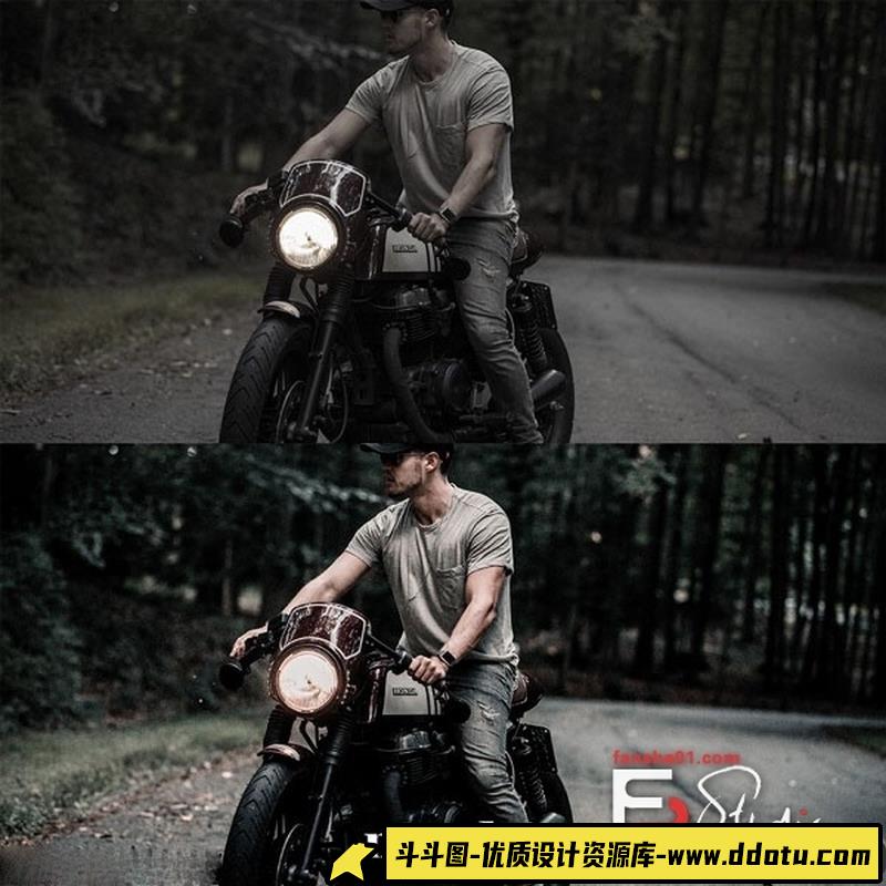 人像LR预设穆迪情绪人像预设捆绑包60个预设lr预设ps滤镜pr调色lightroom人像lut插件