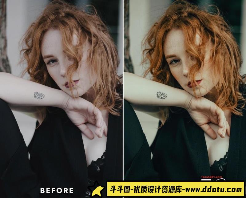 人像LR预设俄罗斯风格人像预设和电影后期调色预设lr预设ps滤镜pr调色lightroom人像lut插件