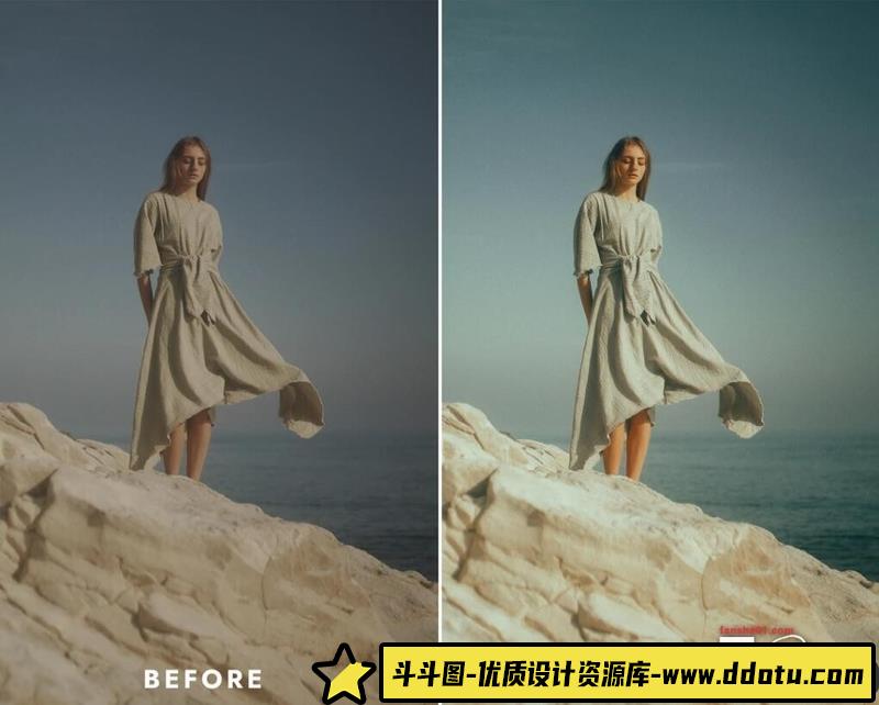 人像LR预设俄罗斯风格人像预设和电影后期调色预设lr预设ps滤镜pr调色lightroom人像lut插件