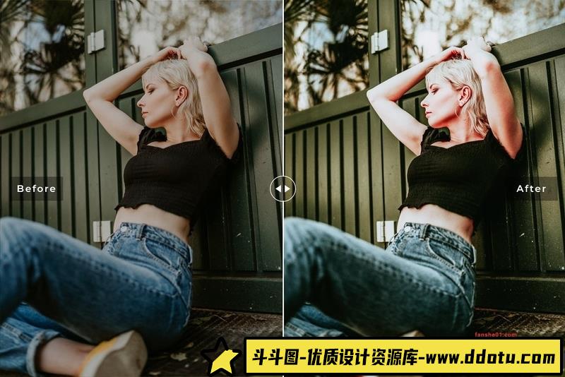 人像LR预设明亮清新胶片人像后期调色预设lr预设ps滤镜pr调色lightroom人像lut插件