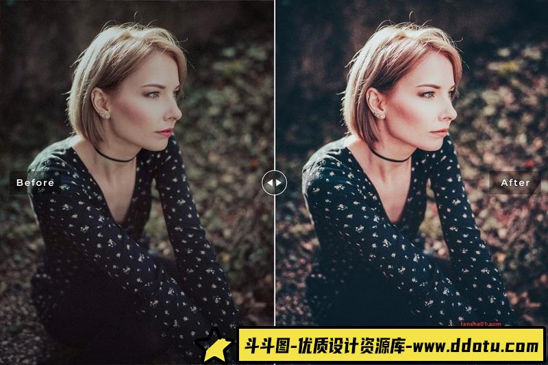 人像LR预设明亮清新胶片人像后期调色预设lr预设ps滤镜pr调色lightroom人像lut插件