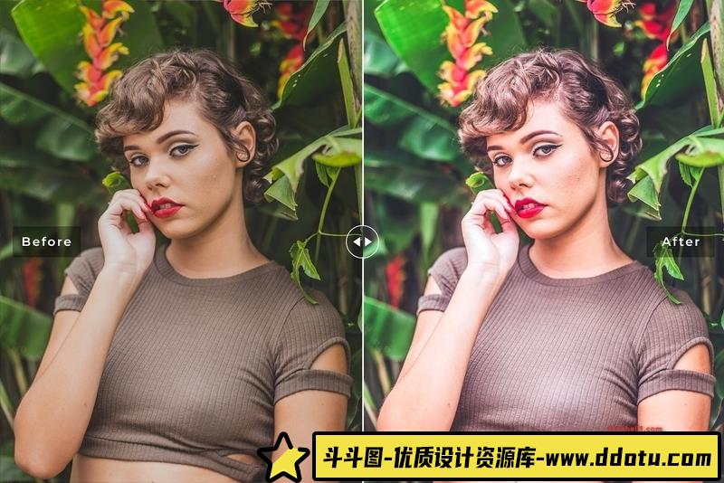 人像LR预设明亮温暖人像后期调色预设lr预设ps滤镜pr调色lightroom人像lut插件