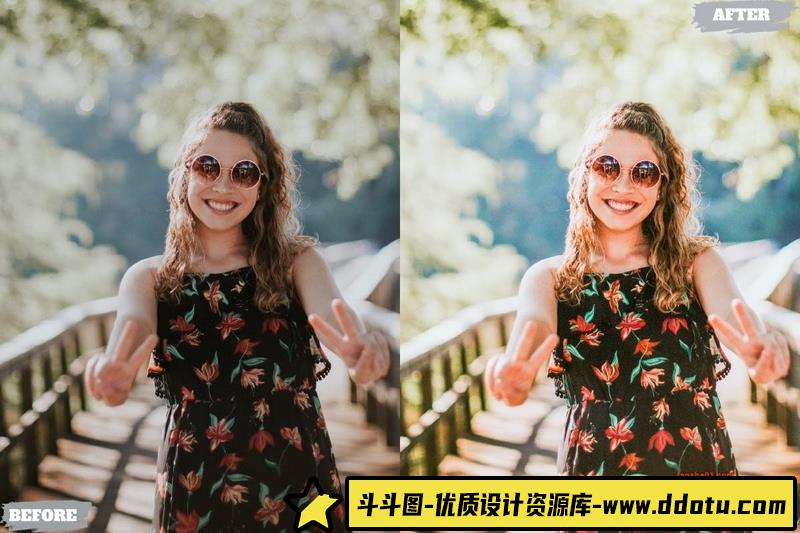 人像LR预设自然光人像摄影后期调色预设lr预设ps滤镜pr调色lightroom人像lut插件