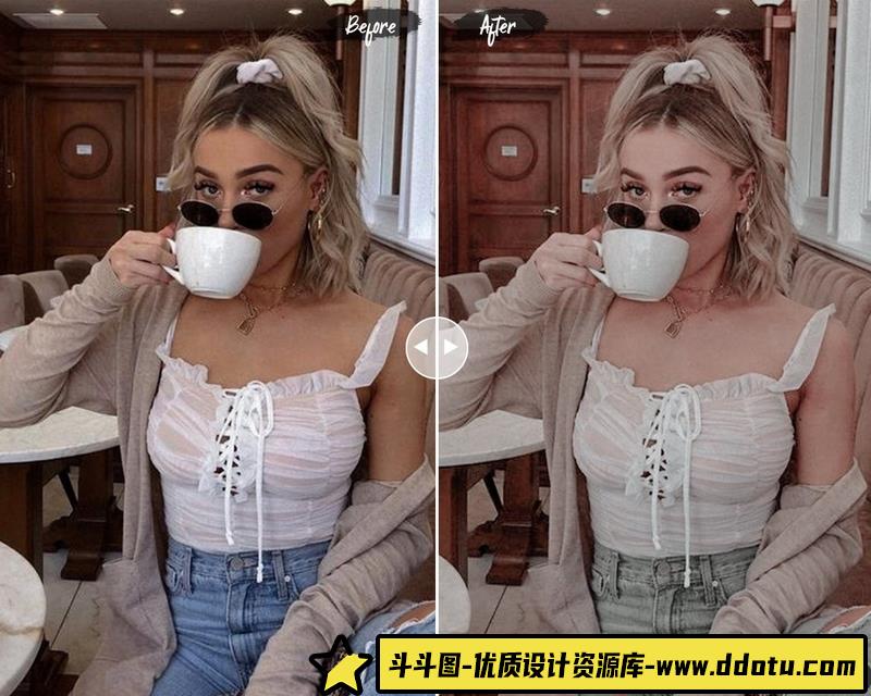 人像LR预设波西米亚莫兰迪风格后期预设lr预设ps滤镜pr调色lightroom人像lut插件