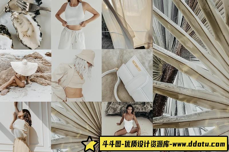 人像LR预设博客经典裸色人像预设lr预设ps滤镜pr调色lightroom人像lut插件