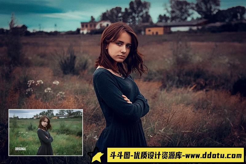 人像LR预设人像通透青橙色调预设手机预设lr预设ps滤镜pr调色lightroom人像lut插件