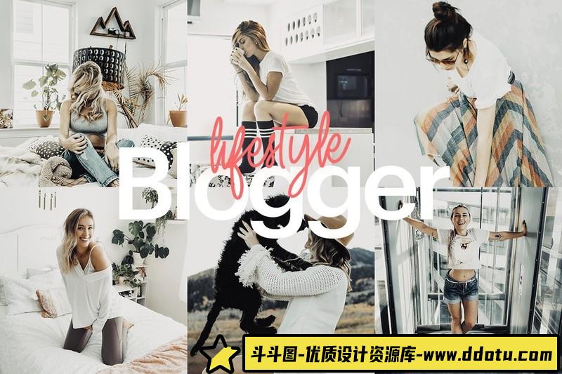 人像LR预设奢华人像生活灰色调预设lr预设ps滤镜pr调色lightroom人像lut插件-斗斗图