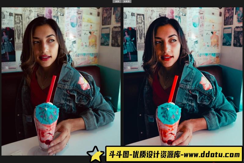 人像LR预设预设顶级人像青橙风11套支持lr预设ps滤镜pr调色lightroom人像lut插件-斗斗图