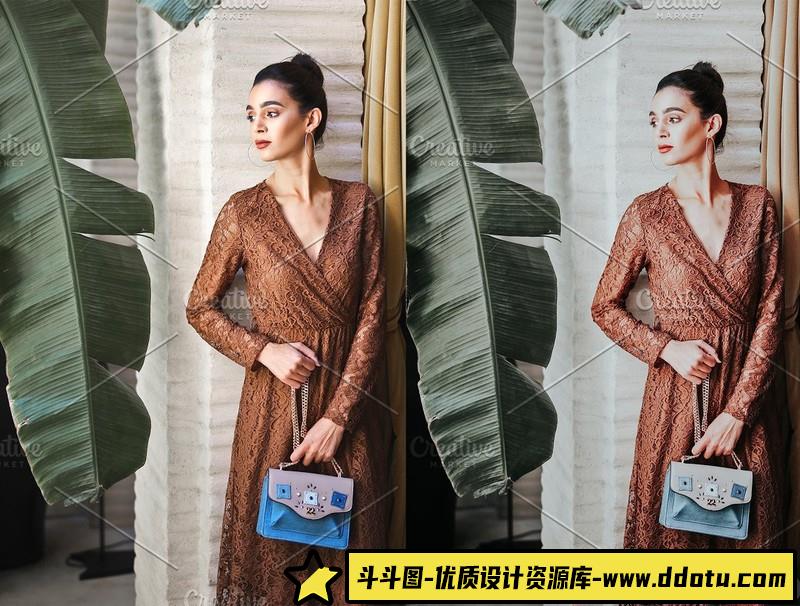 人像LR预设波希米亚风格胶片预设lr预设ps滤镜pr调色lightroom人像lut插件