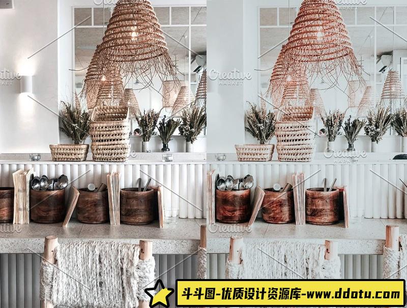 人像LR预设波希米亚风格胶片预设lr预设ps滤镜pr调色lightroom人像lut插件