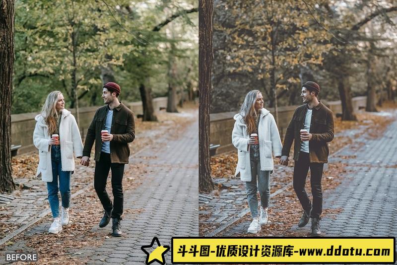 人像LR预设城市电影人像预设与手机预设lr预设ps滤镜pr调色lightroom人像lut插件