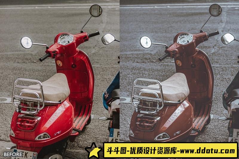 人像LR预设城市电影人像预设与手机预设lr预设ps滤镜pr调色lightroom人像lut插件