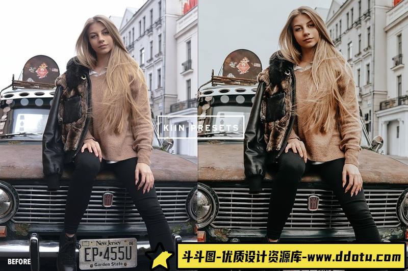 人像LR预设城市街拍情绪电影色调人像预设lr预设ps滤镜pr调色lightroom人像lut插件