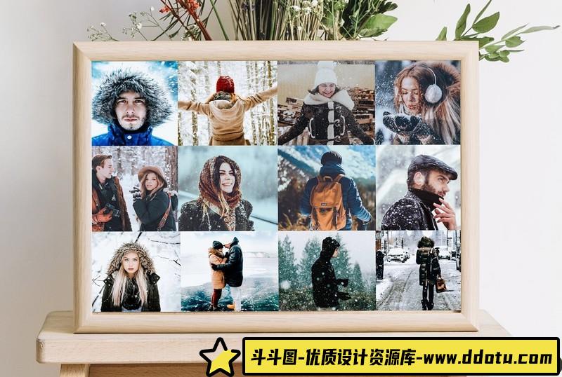 人像LR预设冬季风光人像后期预设lr预设ps滤镜pr调色lightroom人像lut插件