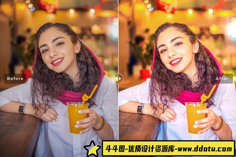 人像LR预设多彩电影胶片人像摄影后期预设lr预设ps滤镜pr调色lightroom人像lut插件