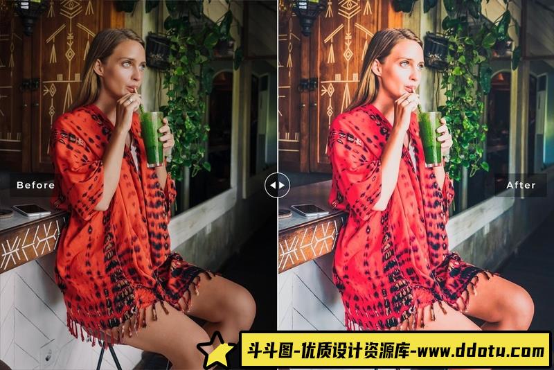 人像LR预设多彩电影胶片人像摄影后期预设lr预设ps滤镜pr调色lightroom人像lut插件