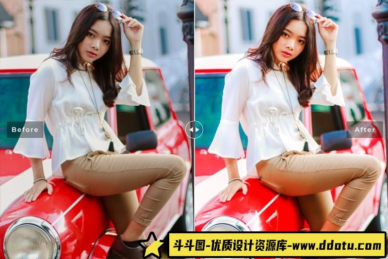 人像LR预设多彩电影胶片人像摄影后期预设lr预设ps滤镜pr调色lightroom人像lut插件