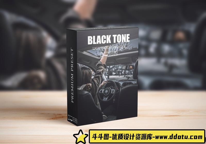 人像LR预设高端黑暗电影情绪人像预设lr预设ps滤镜pr调色lightroom人像lut插件-斗斗图