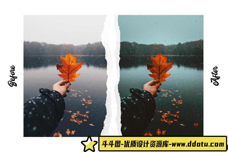 人像LR预设高级秋季人像摄影后期预设15lr预设ps滤镜pr调色lightroom人像lut插件