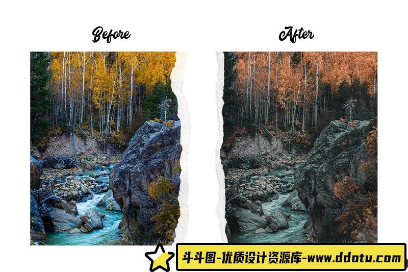 人像LR预设高级秋季人像摄影后期预设15lr预设ps滤镜pr调色lightroom人像lut插件