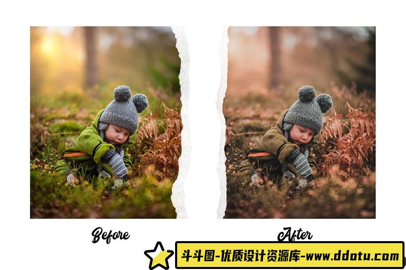 人像LR预设高级秋季人像摄影后期预设15lr预设ps滤镜pr调色lightroom人像lut插件