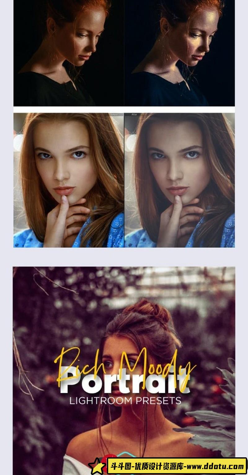 人像LR预设高级人像后期预设lr预设ps滤镜pr调色lightroom人像lut插件