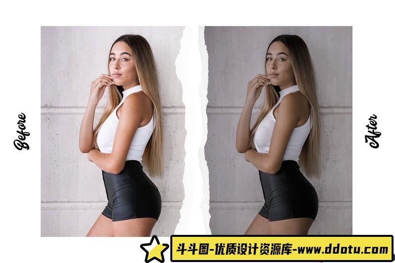 人像LR预设高级时尚人像预设lr预设ps滤镜pr调色lightroom人像lut插件