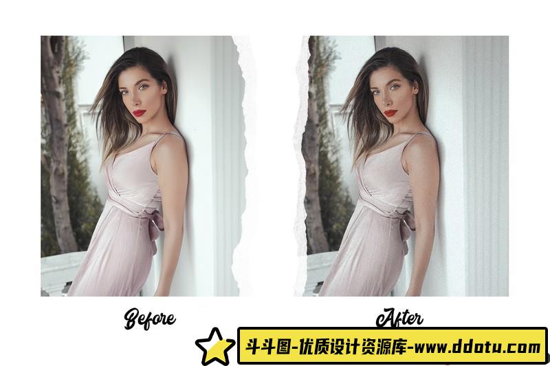 人像LR预设高级时尚人像预设lr预设ps滤镜pr调色lightroom人像lut插件