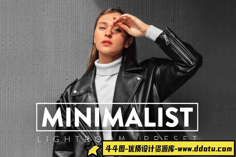 人像LR预设街拍人像迷你质感中性灰色调预设lr预设ps滤镜pr调色lightroom人像lut插件-斗斗图