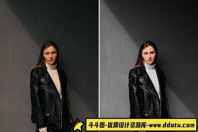 人像LR预设街拍人像迷你质感中性灰色调预设lr预设ps滤镜pr调色lightroom人像lut插件