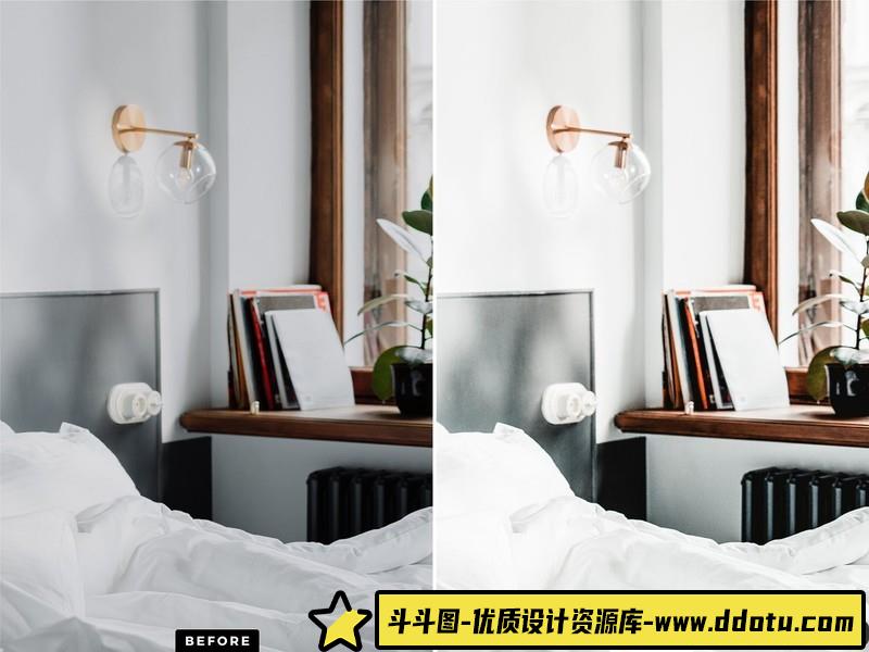 人像LR预设洁净明亮室内人像摄影预设lr预设ps滤镜pr调色lightroom人像lut插件