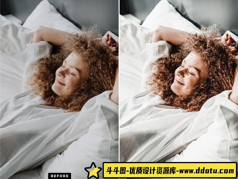 人像LR预设洁净明亮室内人像摄影预设lr预设ps滤镜pr调色lightroom人像lut插件