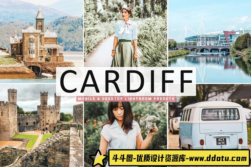 人像LR预设旅拍时尚明亮胶片人像预设lr预设ps滤镜pr调色lightroom人像lut插件-斗斗图